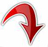 curved arrow