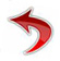 curved arrow