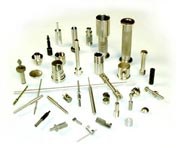 small precision machined parts, electrical pins, contacts and assemblies, specialty pins, screws and shafts, firearm components
