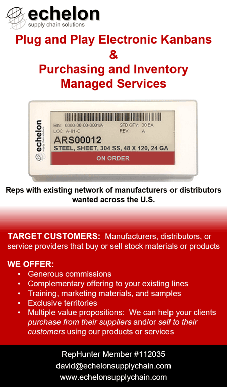 Echelon Plug and Play Electronic Kanbans & Purchasing and Inventory Managed Services