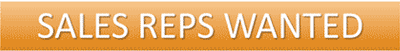 Sales Reps Wanted text on orange bar