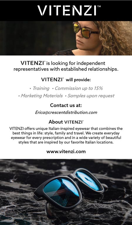 Vitenzi eyewear, Italian-inspired combining style, family, travel. Everyday eyewear for every prescription in beautiful styles
