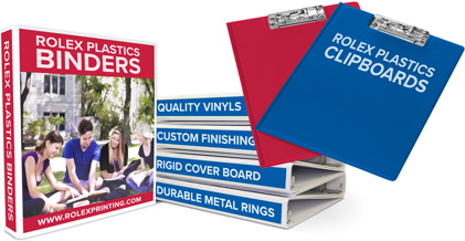 Rolex binders and clipboards