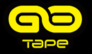 Go Tape logo, yellow on black