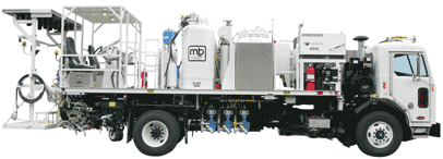 M-B Companies pavement marking equipment truck